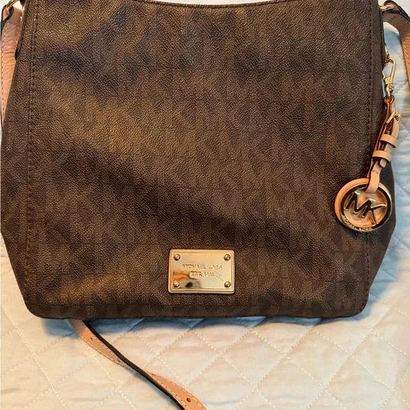 Michael Kors Brown Crossbody Bag - Picture 1 of 4